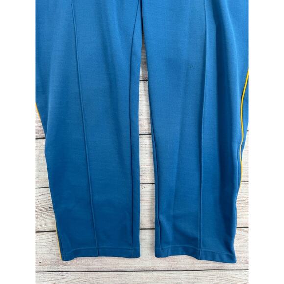 Vintage 80's Nike Track Sweatpants Men's Size‎ XL Blue/Gold Embroidered - Picture 5 of 13